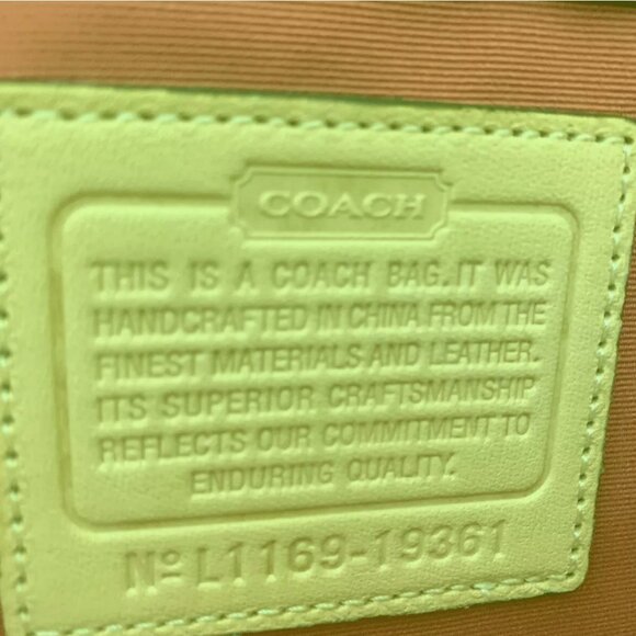 Coach Natural Straw Woven Tote Bag NWT - Picture 5 of 6